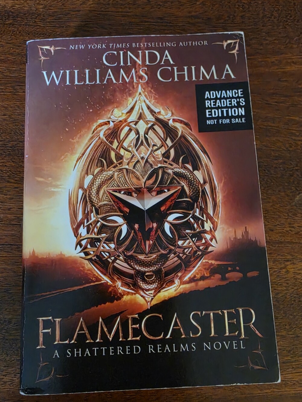 Flamecaster by Cinda Williams Chima ARC (Advanced Readers Copy) SIGNED